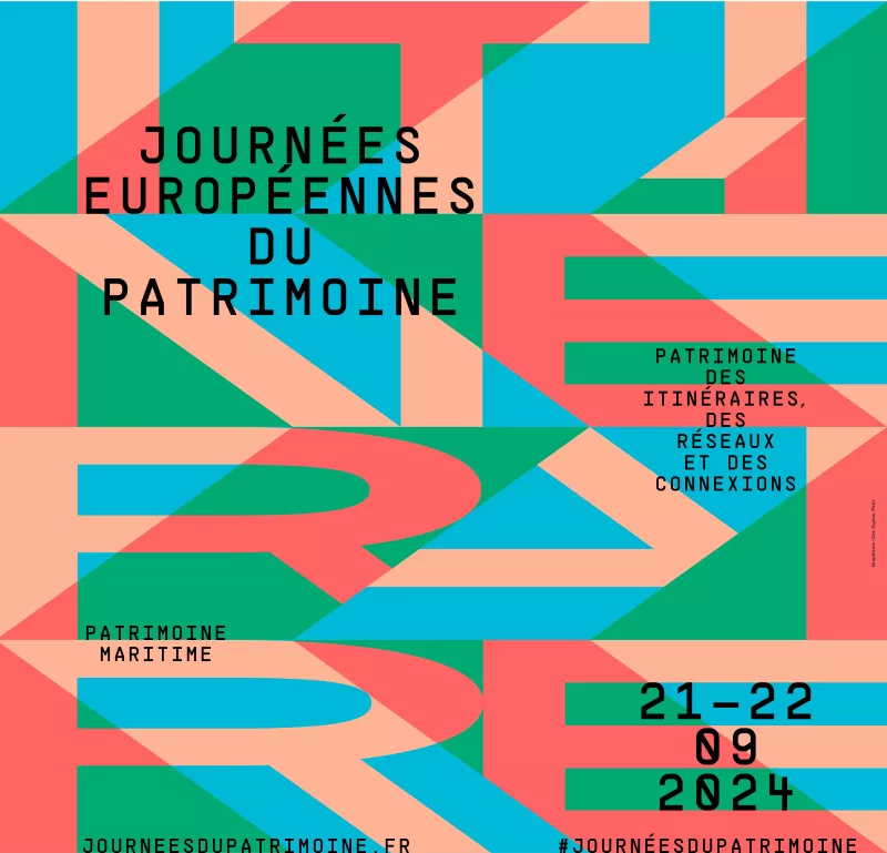 Journées Européennes du Patrimoine : affiche de l'événement 2024